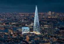 inaugurazione della scheggia di Londra: Lo shard shard