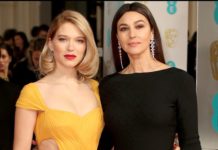 Monica Bellucci al Bafta la piu’ bella