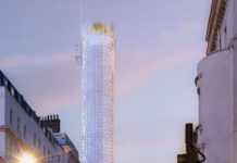 Londra Nuova Torre cilindrica di Renzo Piano