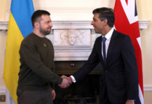 Il Presidente Zelensky a Londra: “La libertà vincerà”