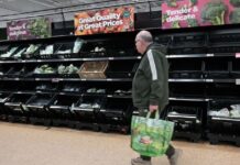 Manca frutta e verdura in UK: non è per la Brexit ma per il clima