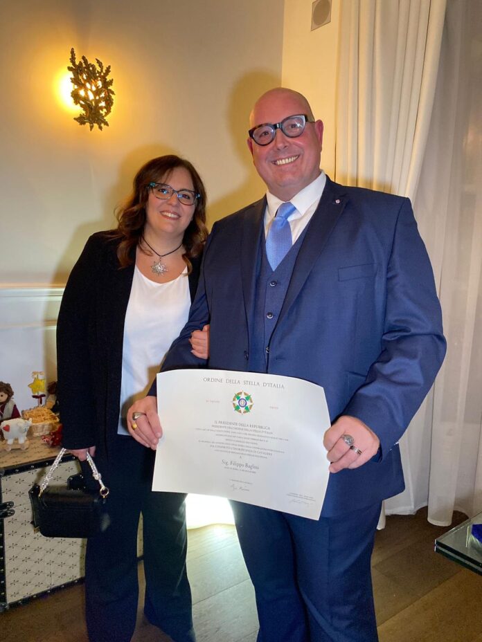 LondonONE radio italoeurpeo Philip Baglini cavaliere della Repubblica italiana LondonONE radio italoeurpeo Philip Baglini cavaliere della Repubblica italiana