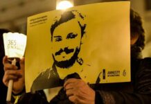 Londra: Giulio Regeni per i 10 anni una marcia a Londra tra l’Ambascita d’Egitto e l’Ambasciata Italia LondonONE radio italoeuropeo Reggni la marcia per i 10 anni