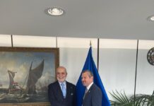 L’Ambasciatore d’Italia a Londra ha incontrato il segretario Generale dell’Organizzazione Marittima internazionale per un saluto di commiato al termine del suo mandato LondonONE radio- Italoeuropeo L'Ambasciatore d'Italia a Londra ha incontrato il segretario Generale dell'Organizzazione Marittima internazionale per un saluto di commiato al termine del suo mandato