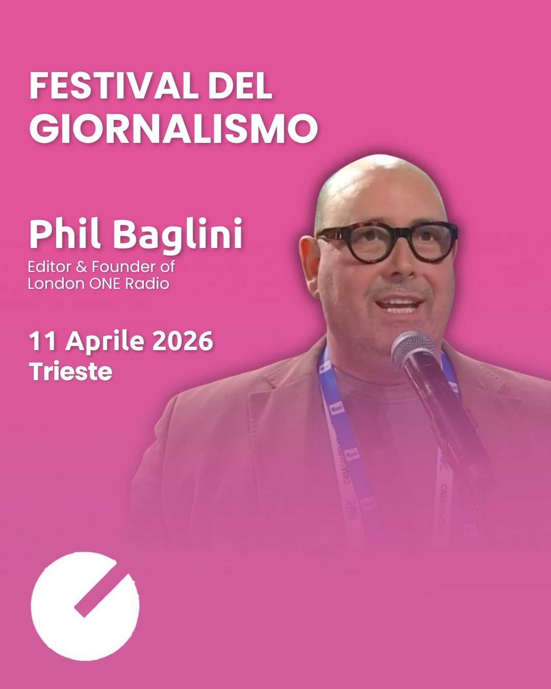 giornalista ed editore Philip Baglini festival di giornalismo trieste