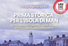 Isola di Man, evento senza precedenti: sette Paesi europei uniti in una missione consolare congiunta. LondonONE radio unico media partner ufficiale LondonONE radio italoeuropeo isola di man