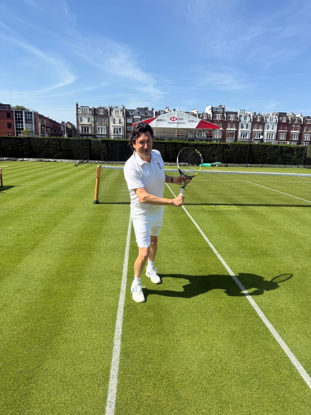 Prof. Alessandro Belluzzo a wimbledon